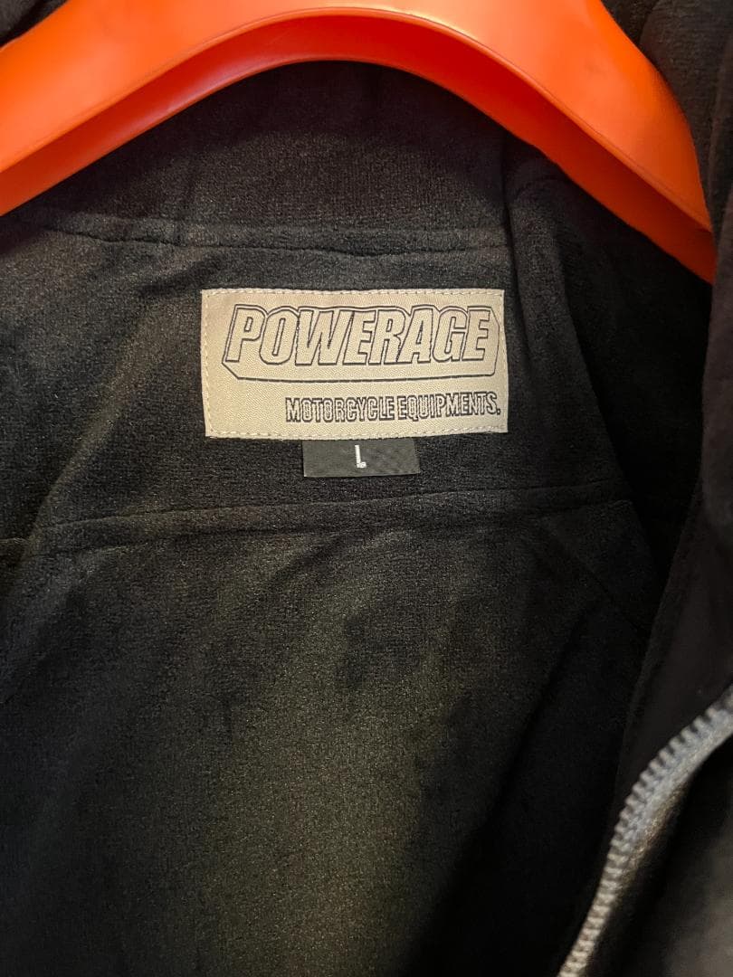 パワーエイジ エクストリームウォームフーディー L グレー／ブラック