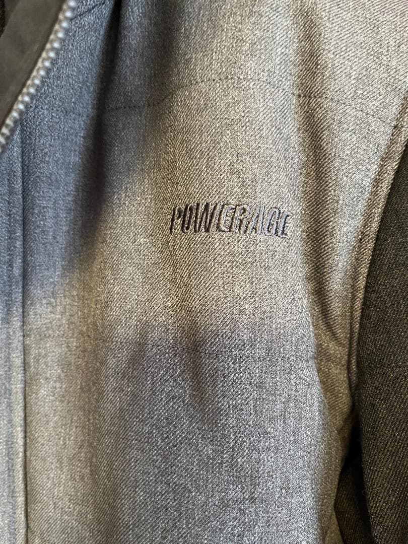 パワーエイジ エクストリームウォームフーディー L グレー／ブラック