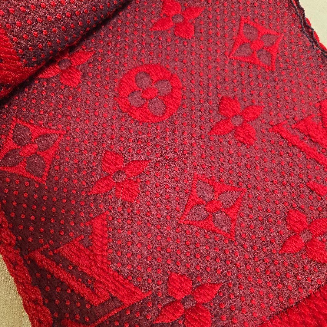 専用出品LOUIS VUITTON レッド マフラー