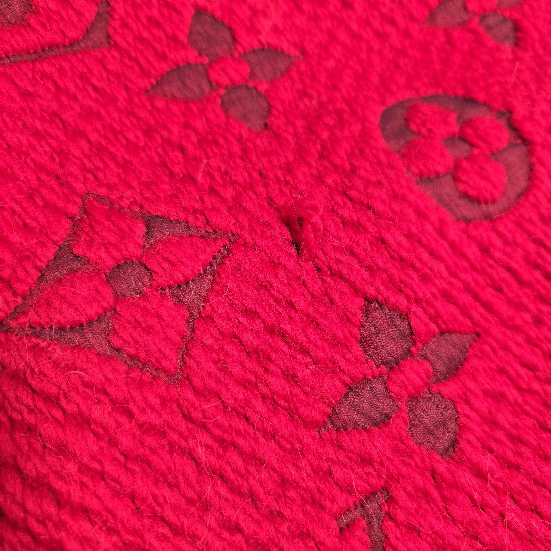 専用出品LOUIS VUITTON レッド マフラー