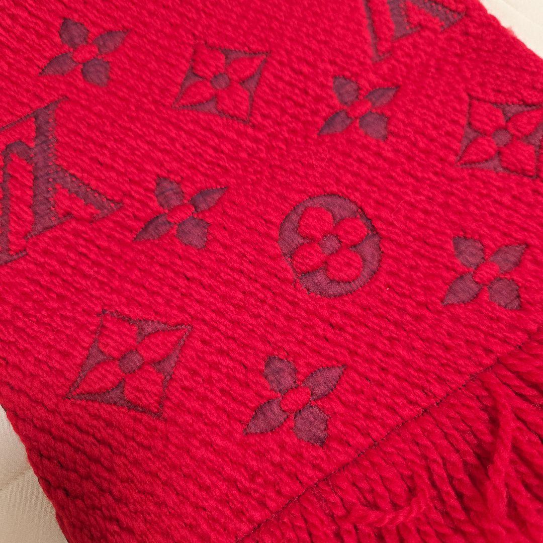 専用出品LOUIS VUITTON レッド マフラー
