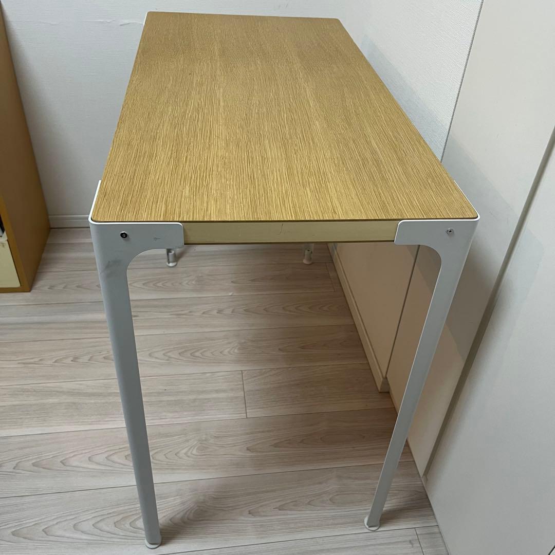 〔廃盤品〕無印良品 MUJI スチール脚木製デスク オーク材