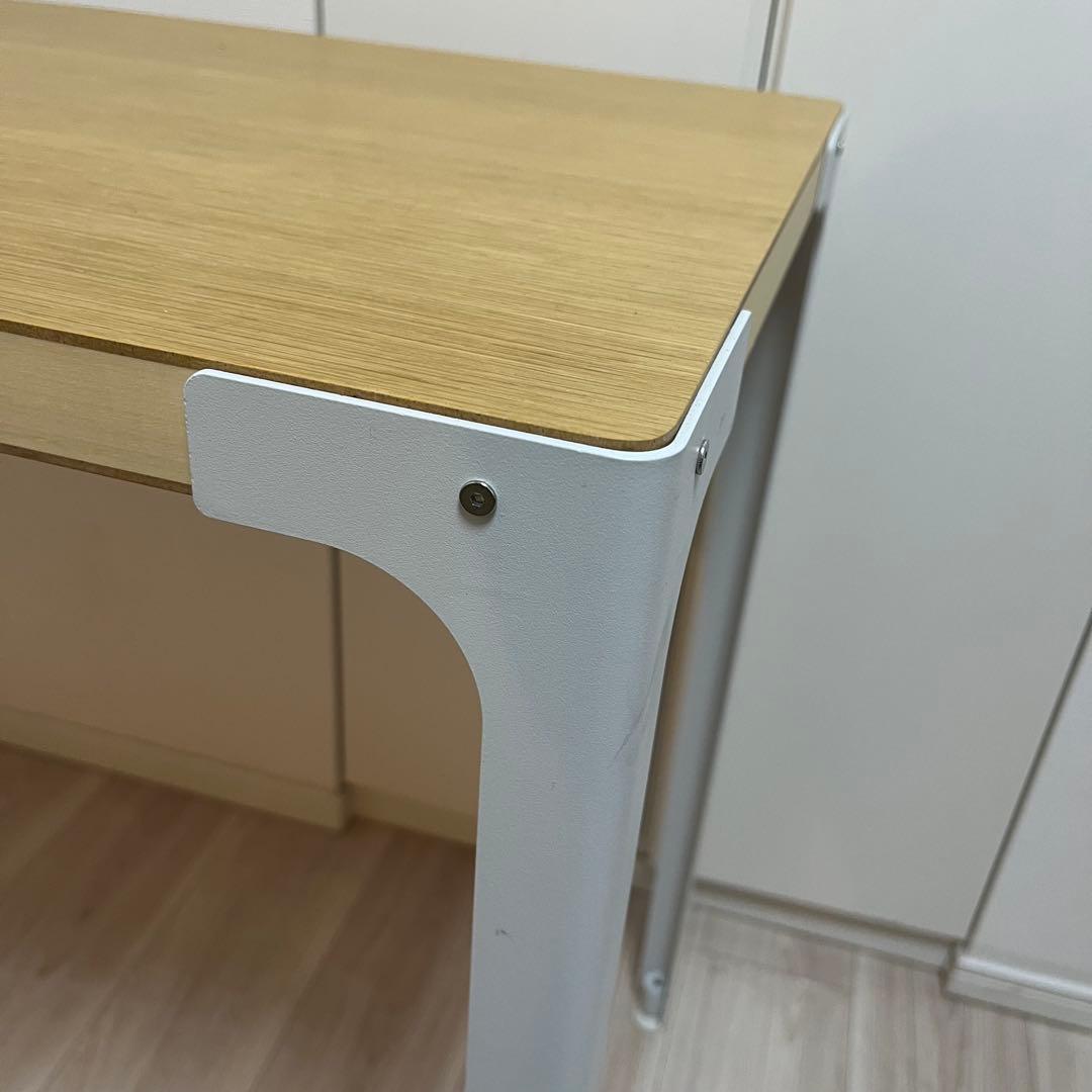 〔廃盤品〕無印良品 MUJI スチール脚木製デスク オーク材