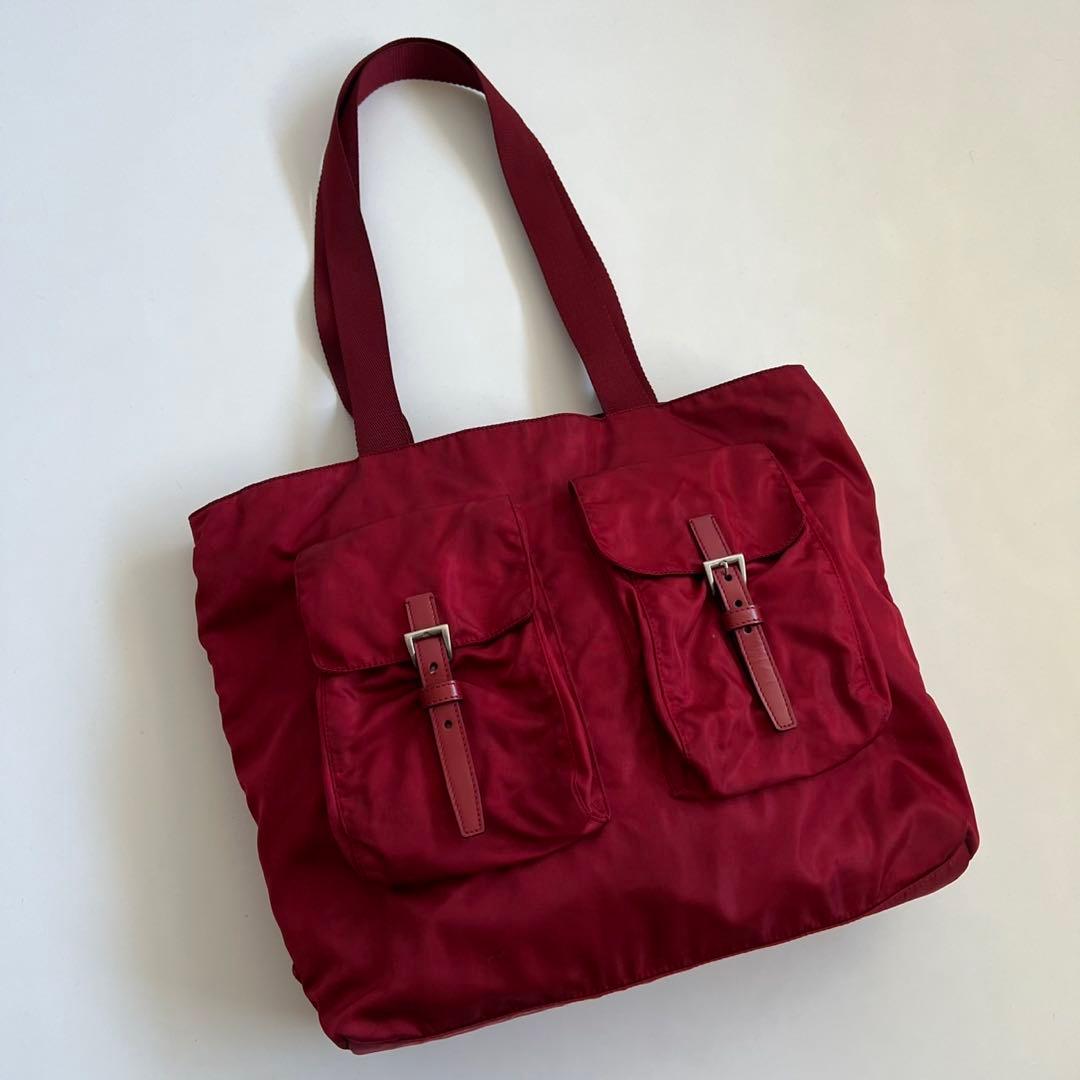 バッグ PRADA TESSUTO NYLON SHOULDER TOTE BAG