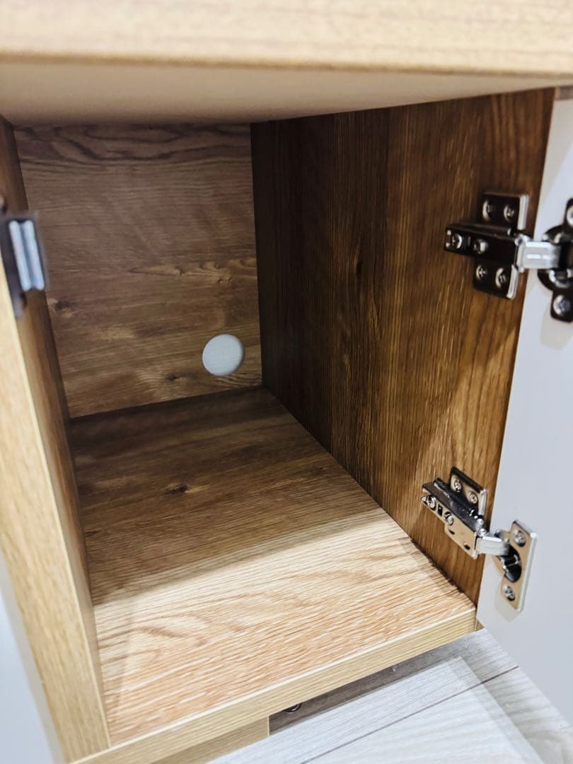 lowya テレビ台 140cm シャビーナチュラル グレージュ