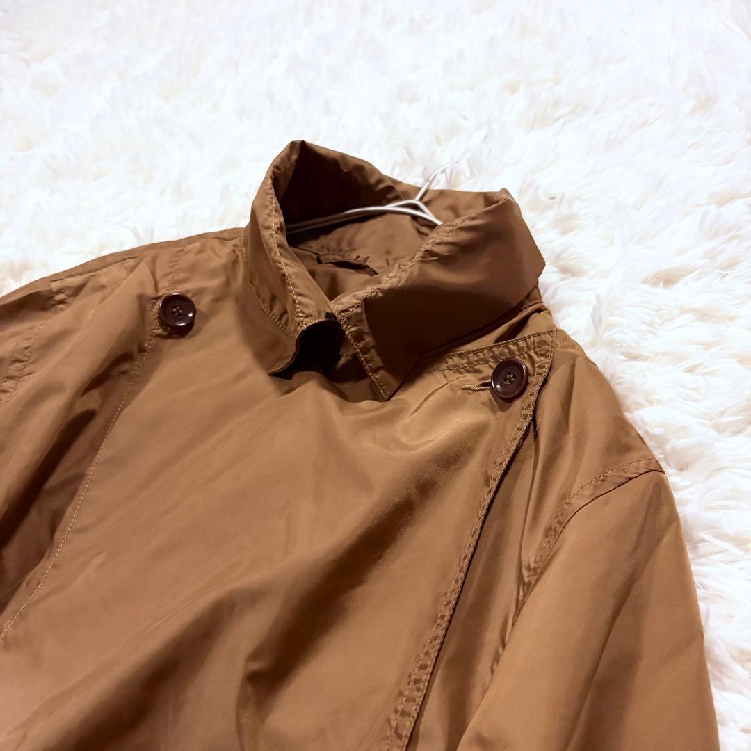 ✨️美品✨️ 45R ナイロンコート ブラウン トレンチコート M
