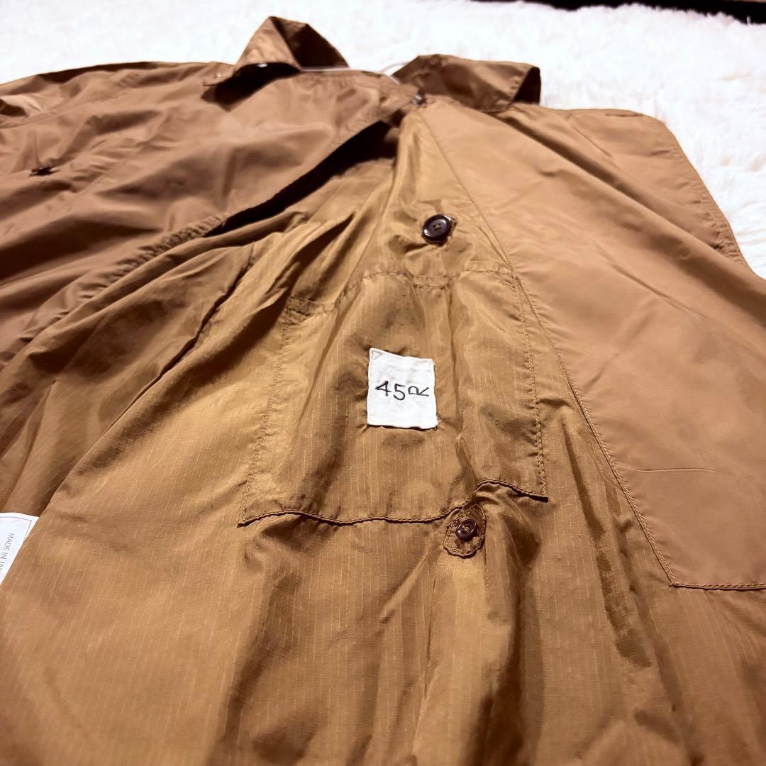 ✨️美品✨️ 45R ナイロンコート ブラウン トレンチコート M