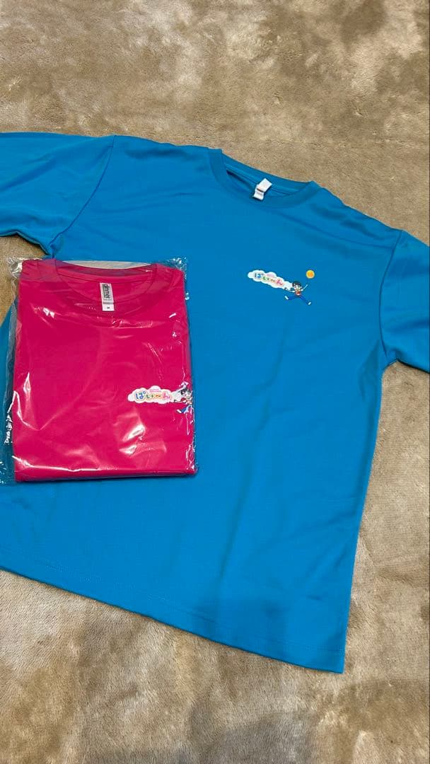 【ノンスタ石田明】ぱい〜ん Tシャツ 青LL ピンクM