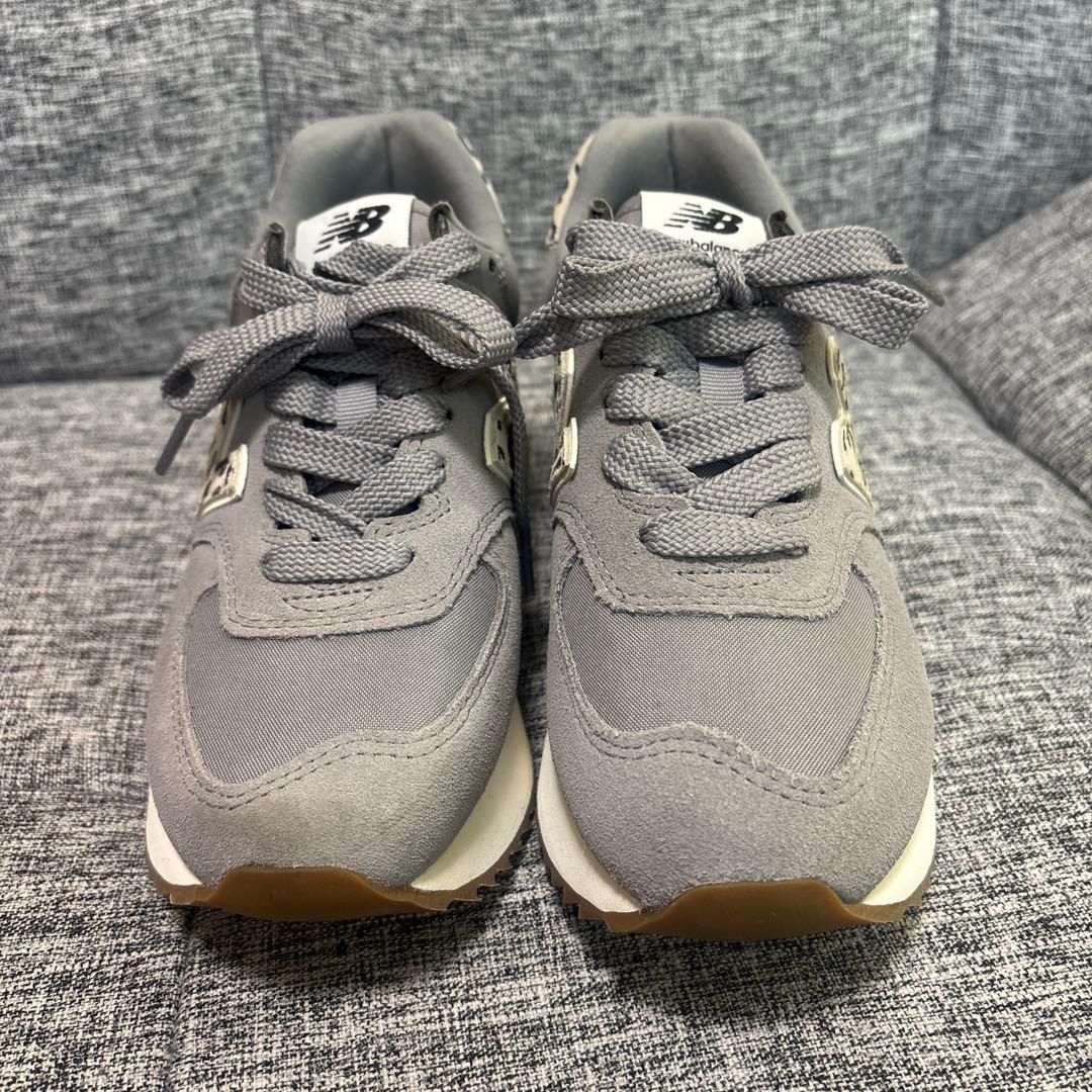 NEW BALANCE WL574ZDB \"GRAY ZEBRA\" 24センチ