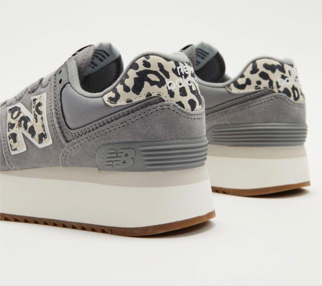 NEW BALANCE WL574ZDB \"GRAY ZEBRA\" 24センチ