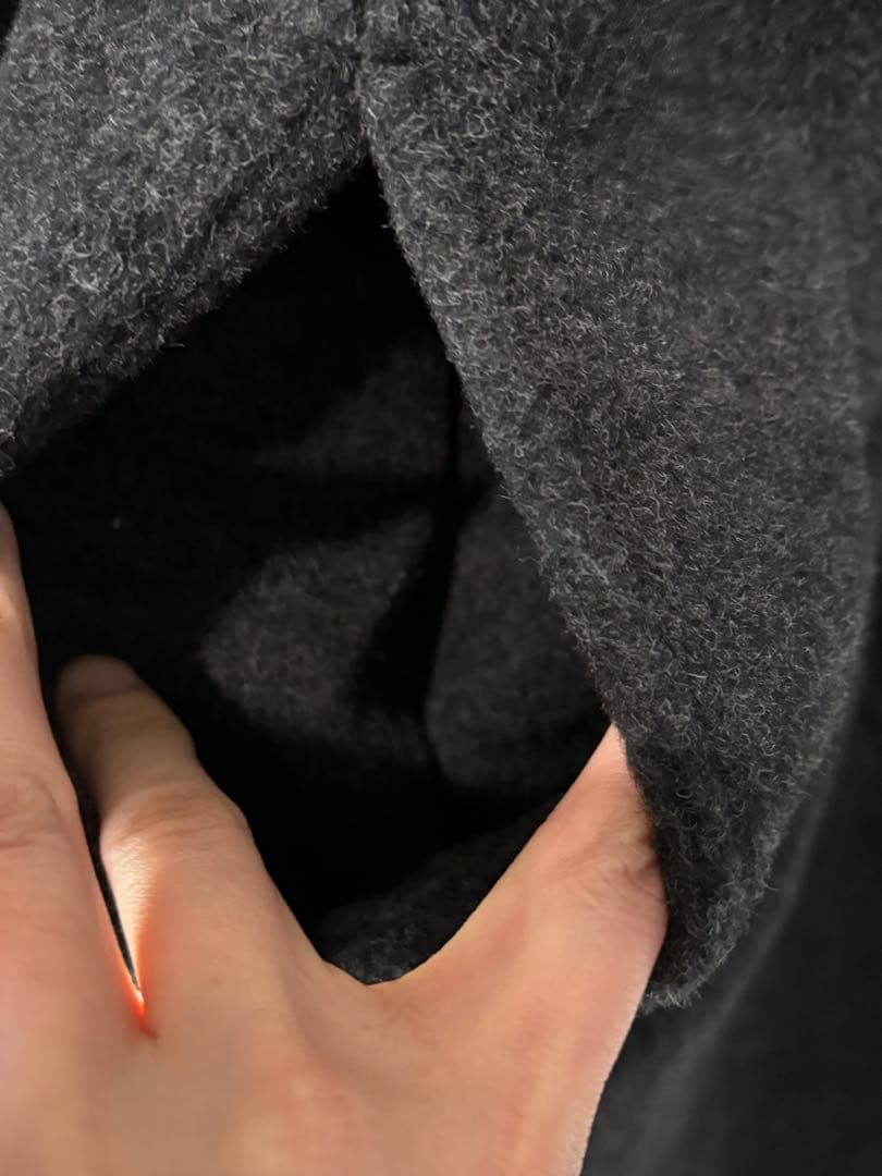 月初め限定❗️potechino ポテチーノ　さえら　ダークグレー　ロングコート