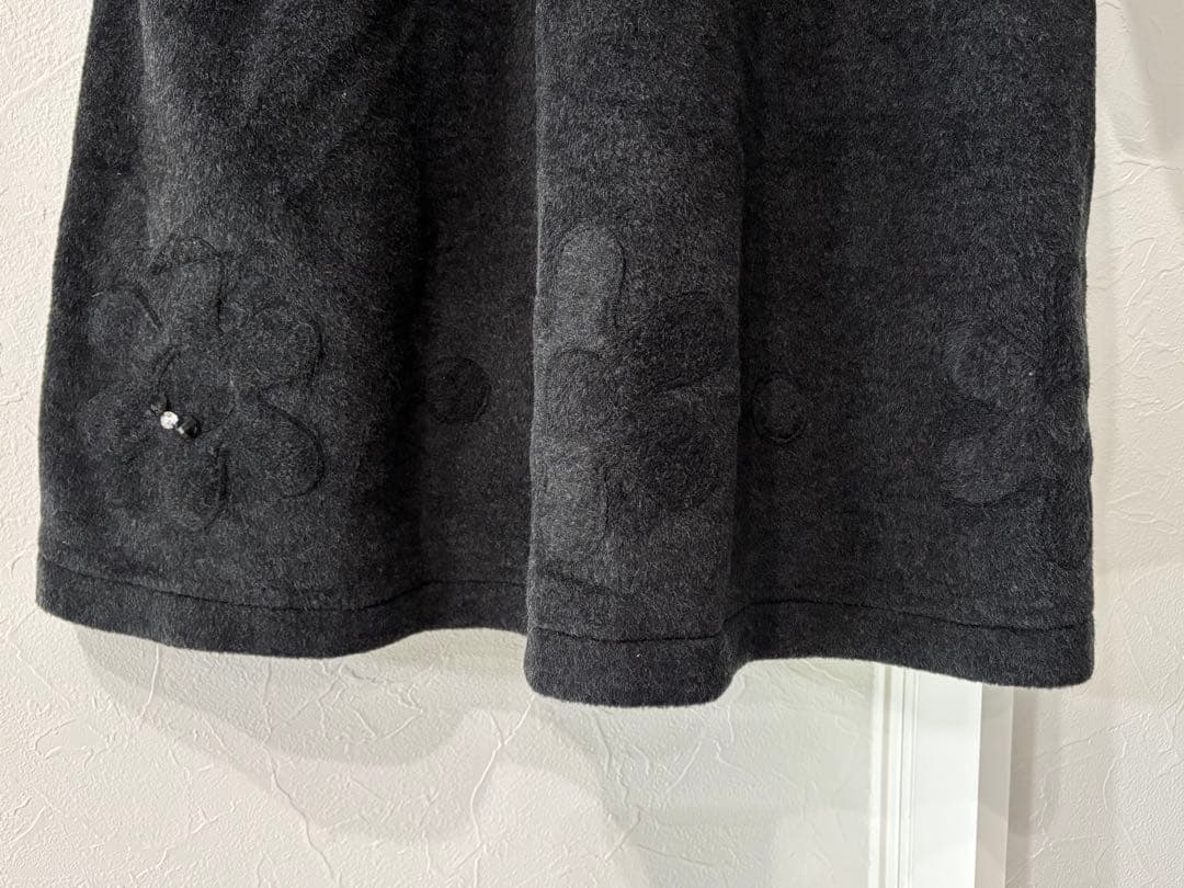 月初め限定❗️potechino ポテチーノ　さえら　ダークグレー　ロングコート