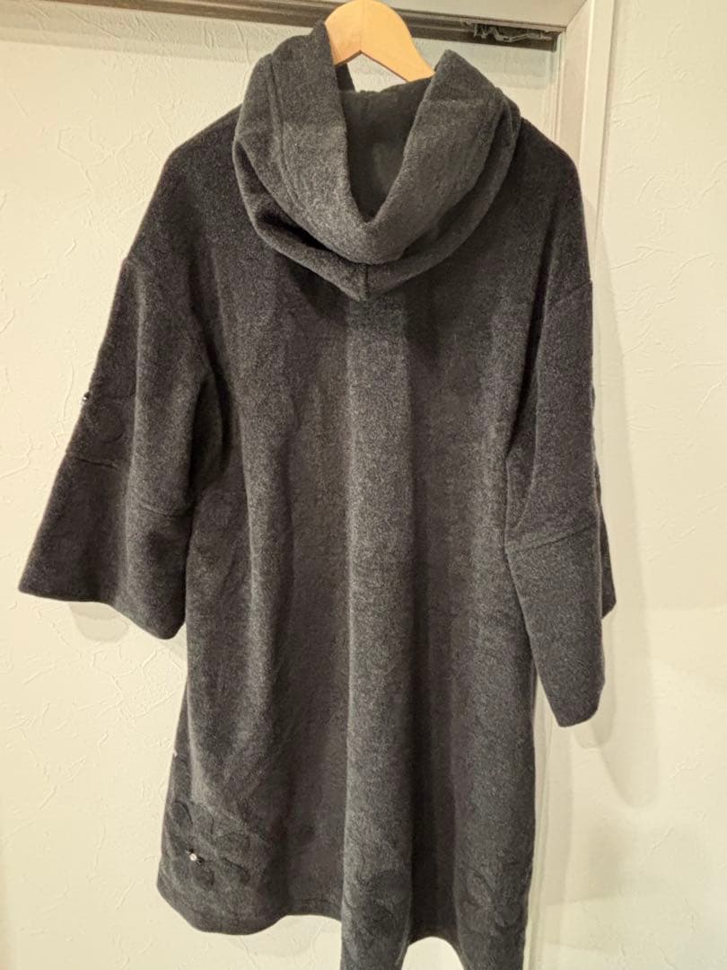 月初め限定❗️potechino ポテチーノ　さえら　ダークグレー　ロングコート