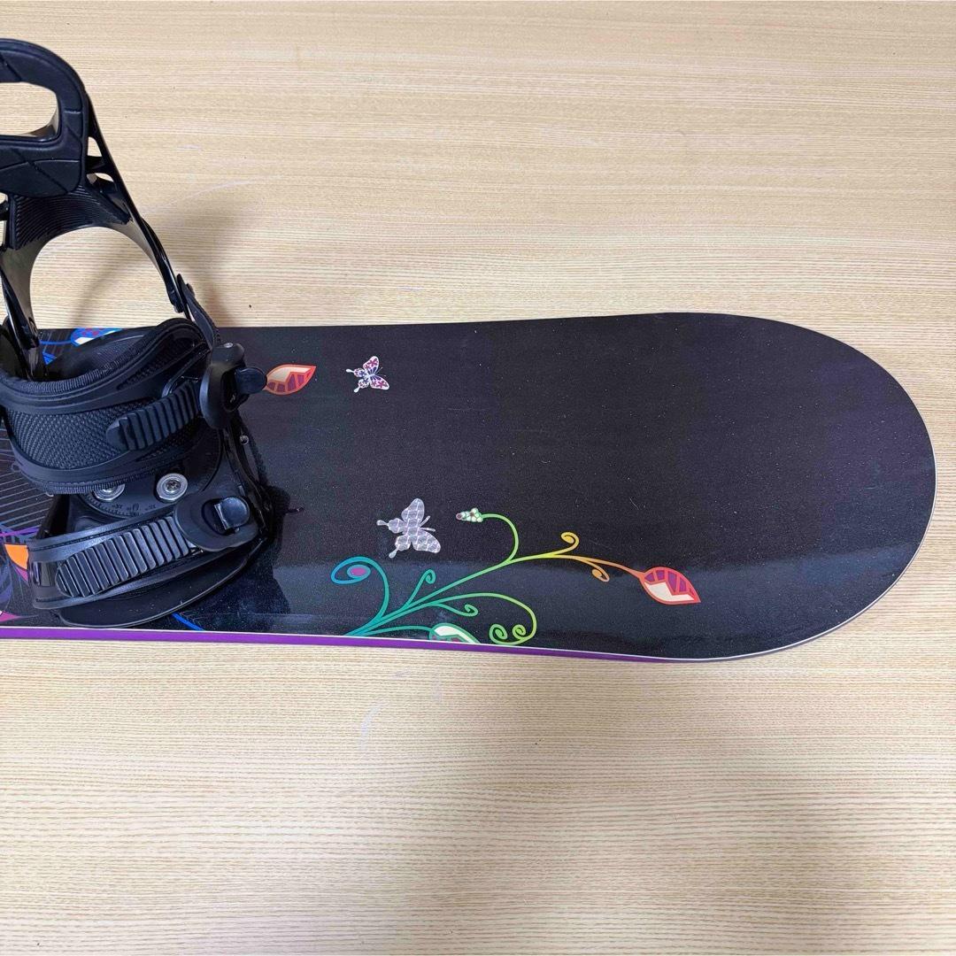 美品　YELLOWBUS イエローバス　レディース スノーボード3点　142cm