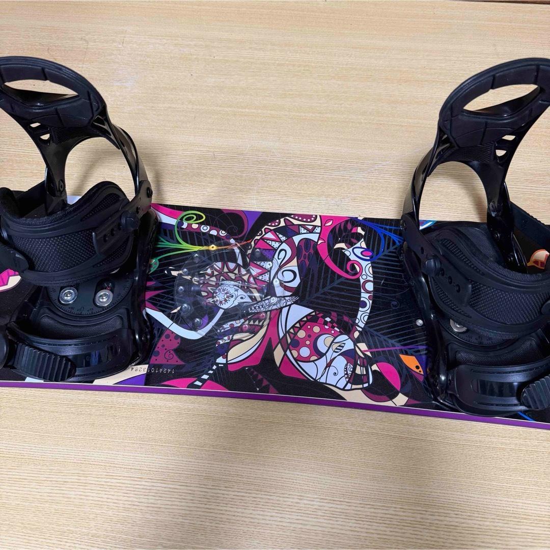 美品　YELLOWBUS イエローバス　レディース スノーボード3点　142cm