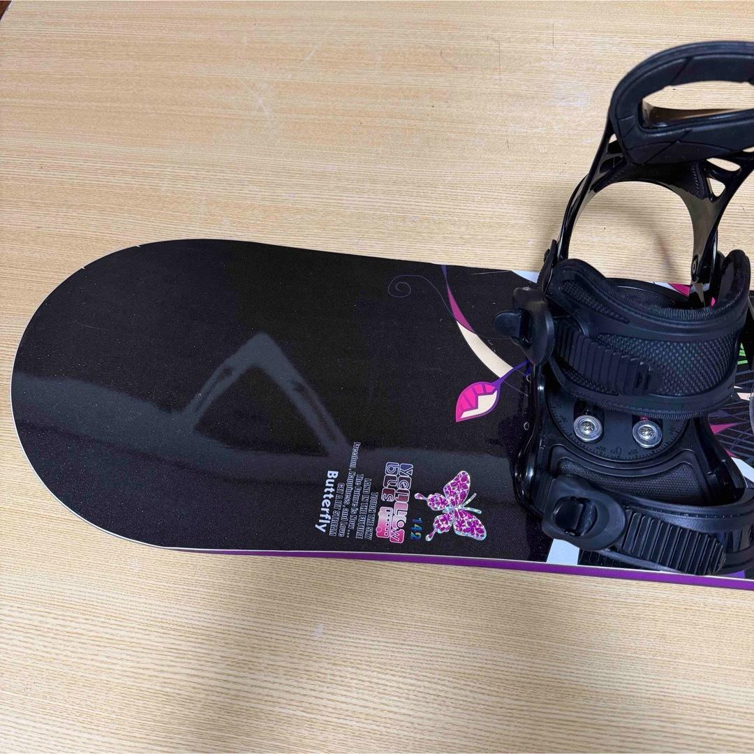 美品　YELLOWBUS イエローバス　レディース スノーボード3点　142cm
