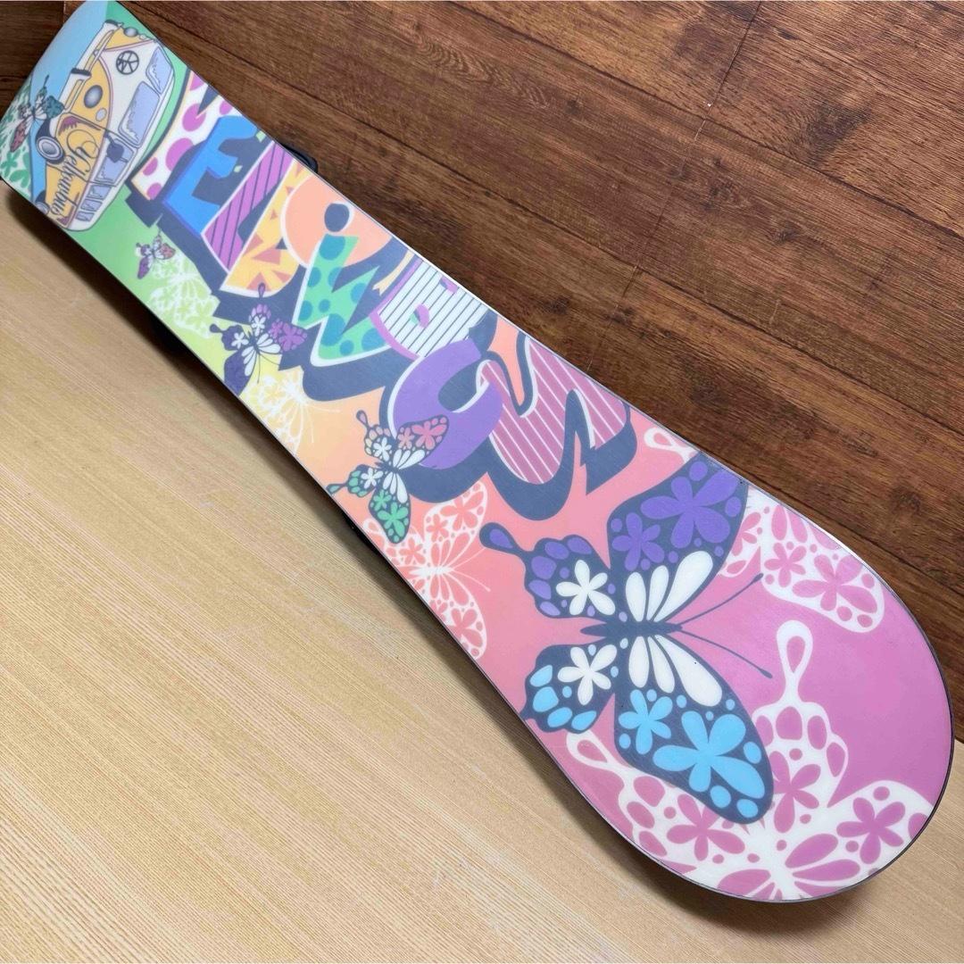 美品　YELLOWBUS イエローバス　レディース スノーボード3点　142cm