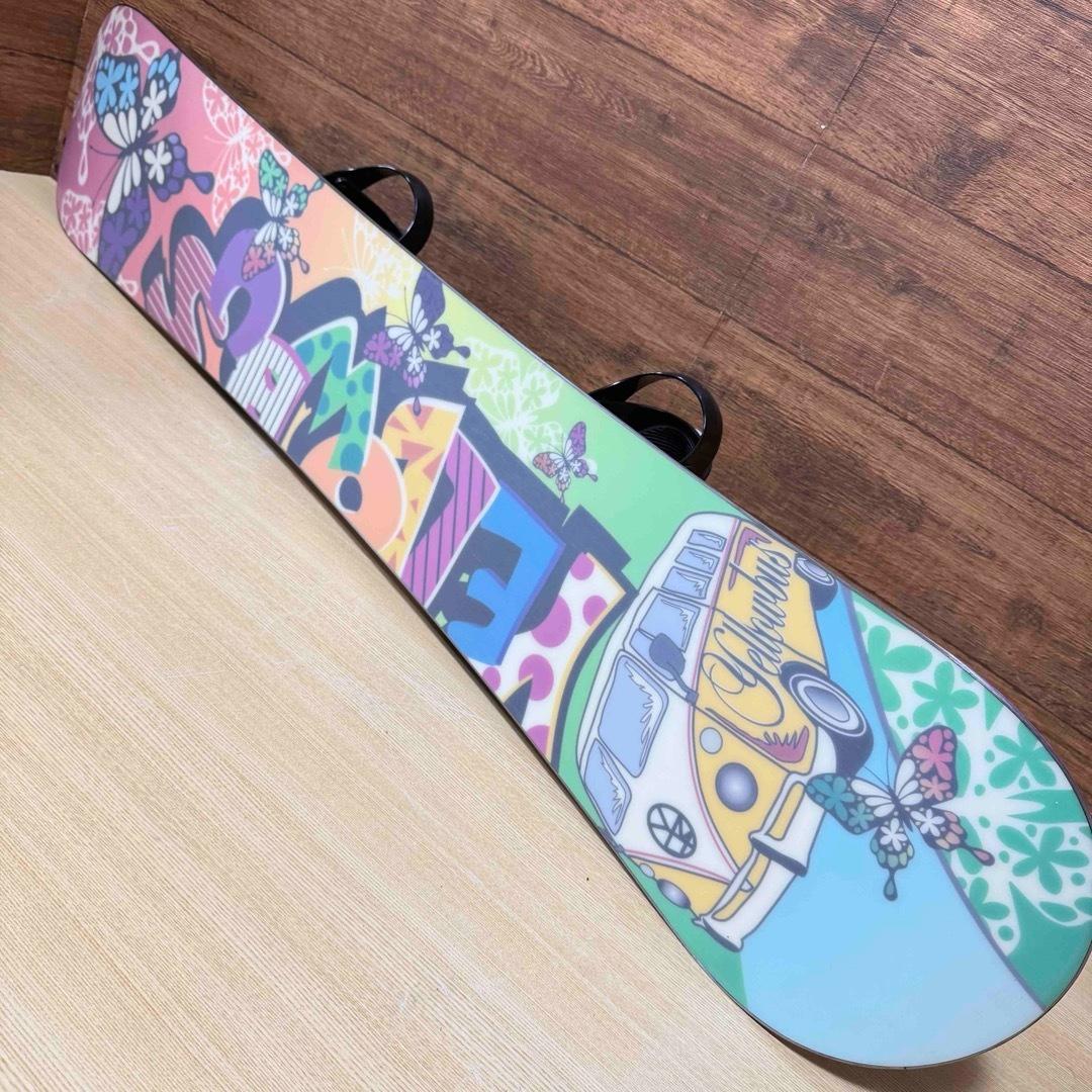 美品　YELLOWBUS イエローバス　レディース スノーボード3点　142cm