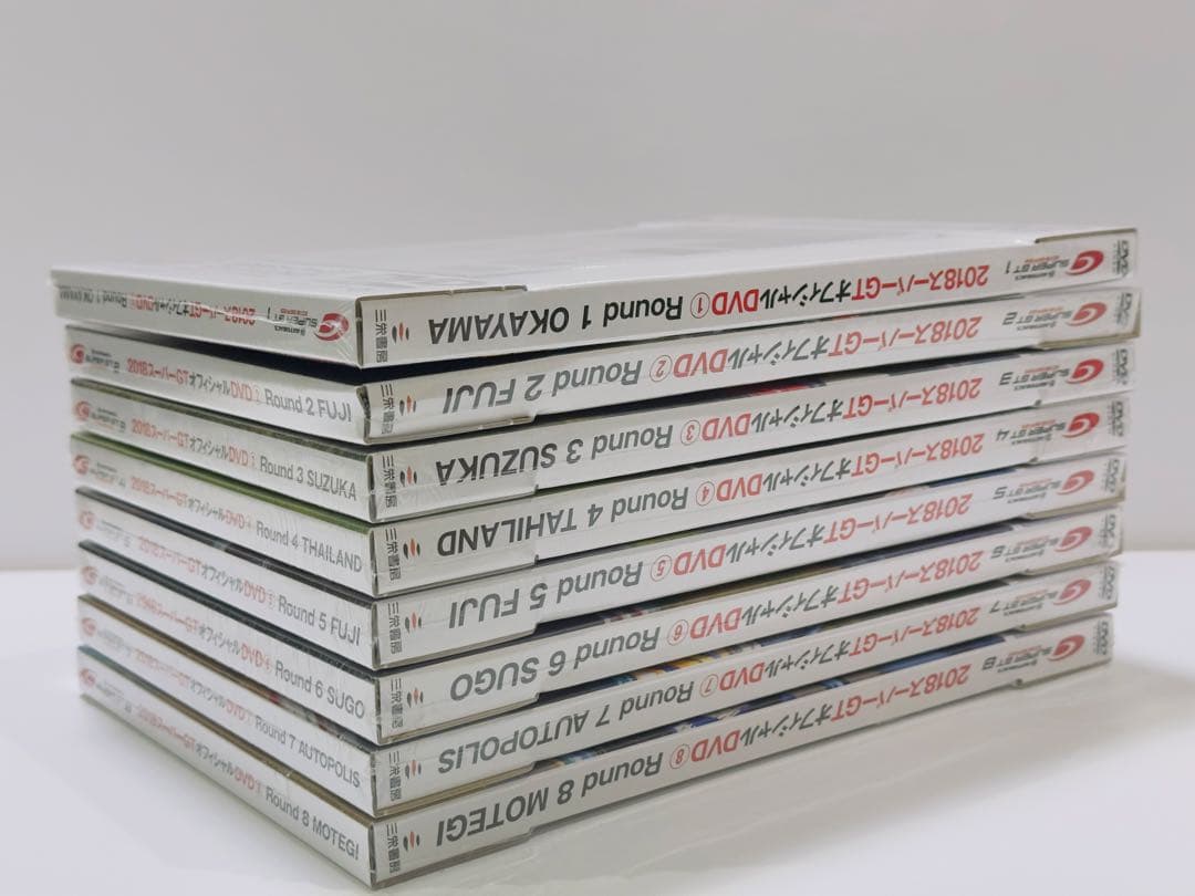 2018 SUPER GT OFFICIAL DVD Vol.1〜Vol.8