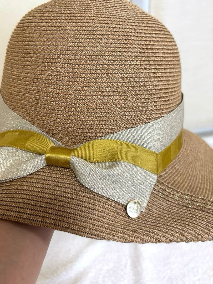 専用Athena New Yorkアシーナニューヨークリボン 麦わら帽子 ハット