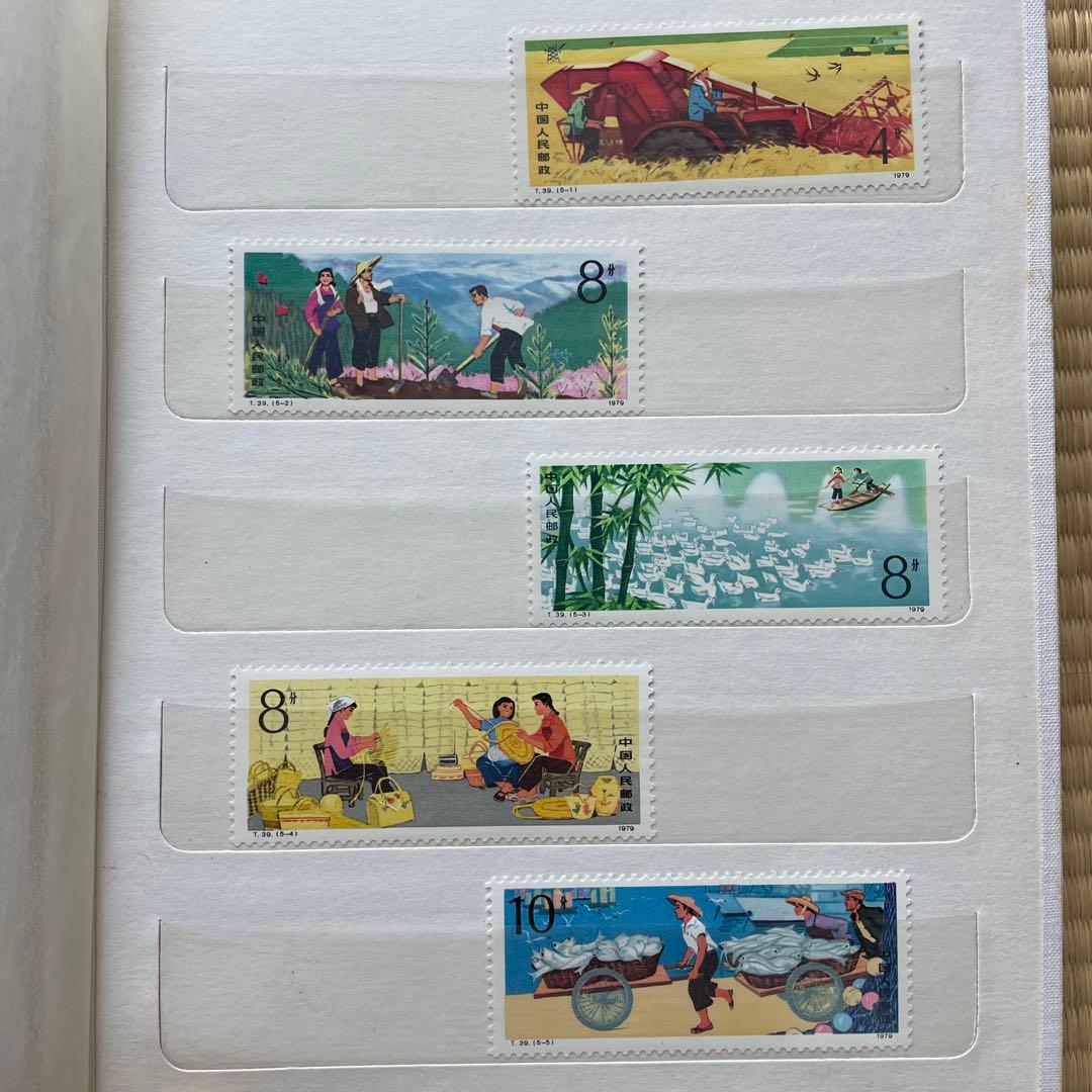 中国切手　小型シート　当時物　まとめ売り　未使用