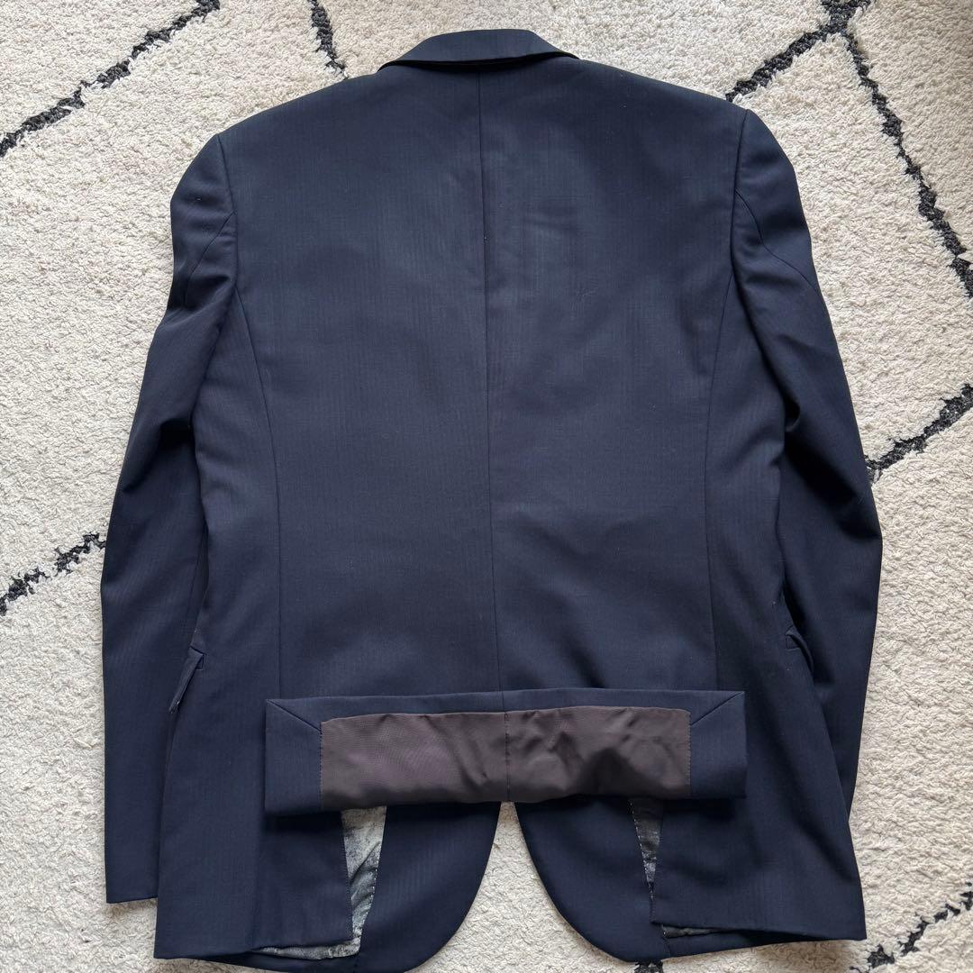 PS Paul Smith スーツ　セットアップ　裏地総柄　ネイビー　Mサイズ