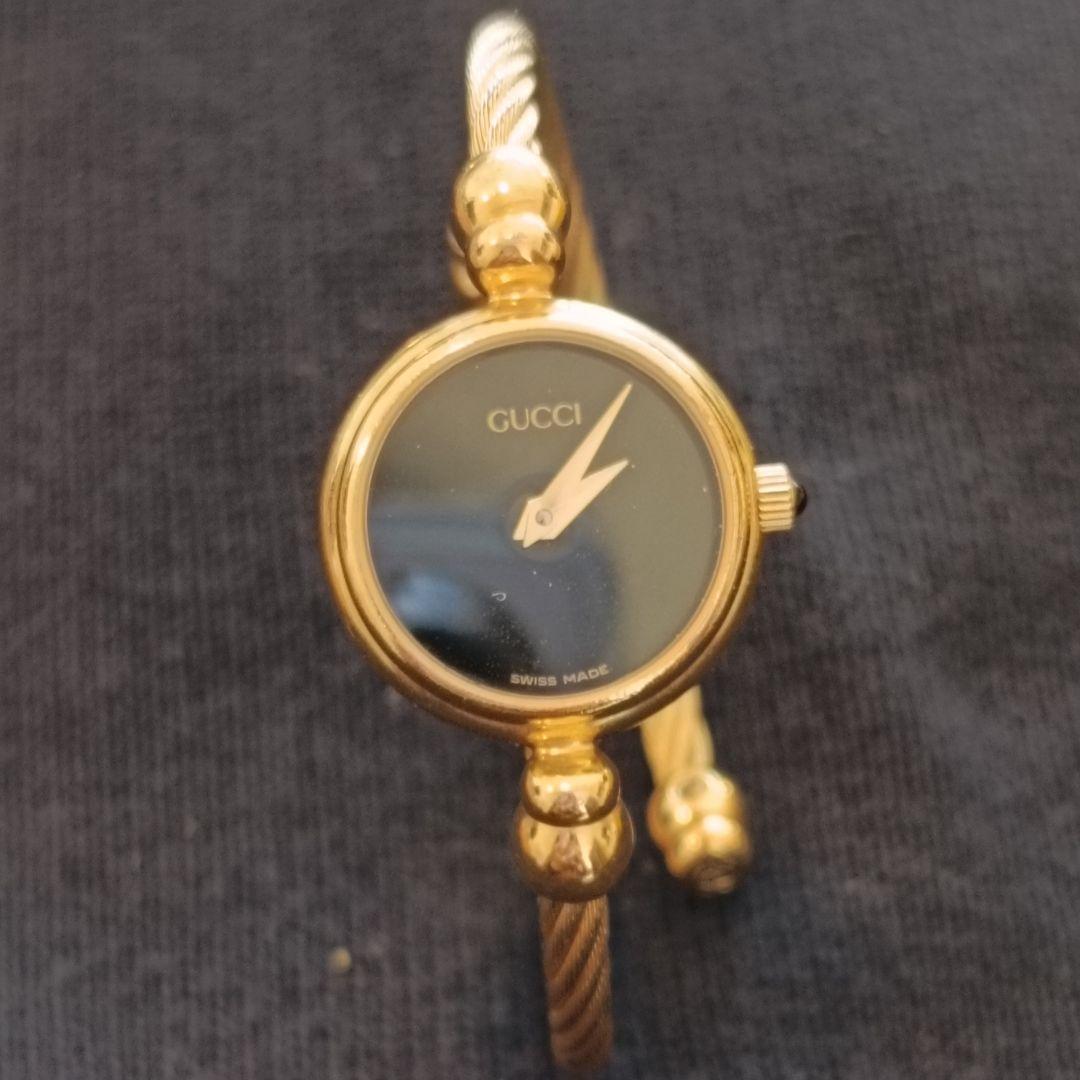 グッチ GUCCI 2700 クォーツ　ワイヤー　バングルウォッチ 腕時計稼働品
