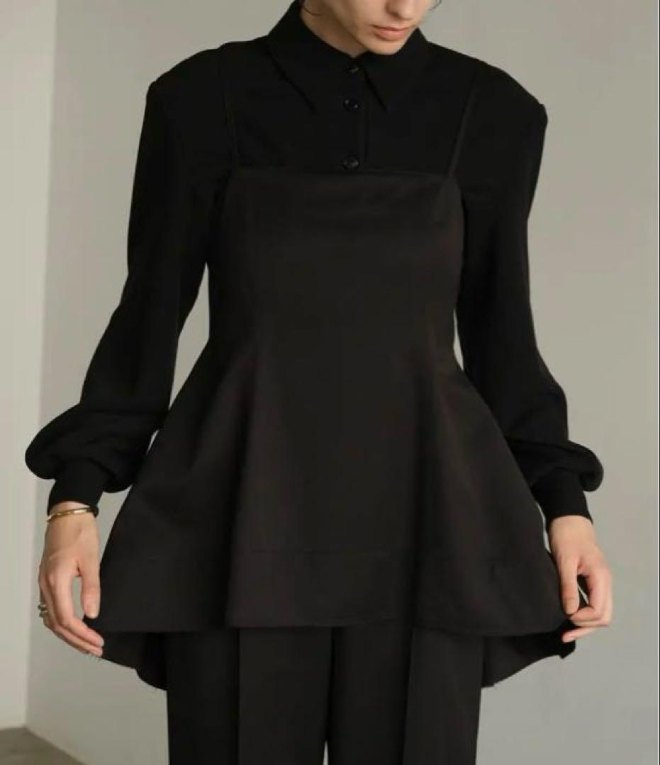 ☆新品【クラネ 】CLANE PEPLUM BUSTIER ALL IN ONE