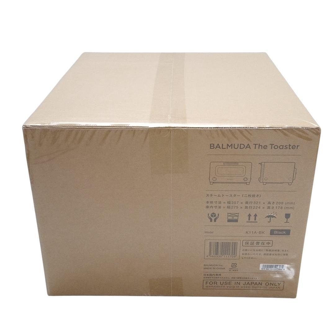 S*e様 【新品未開封】バルミューダ 黒 スチームトースター K11A-BK ①
