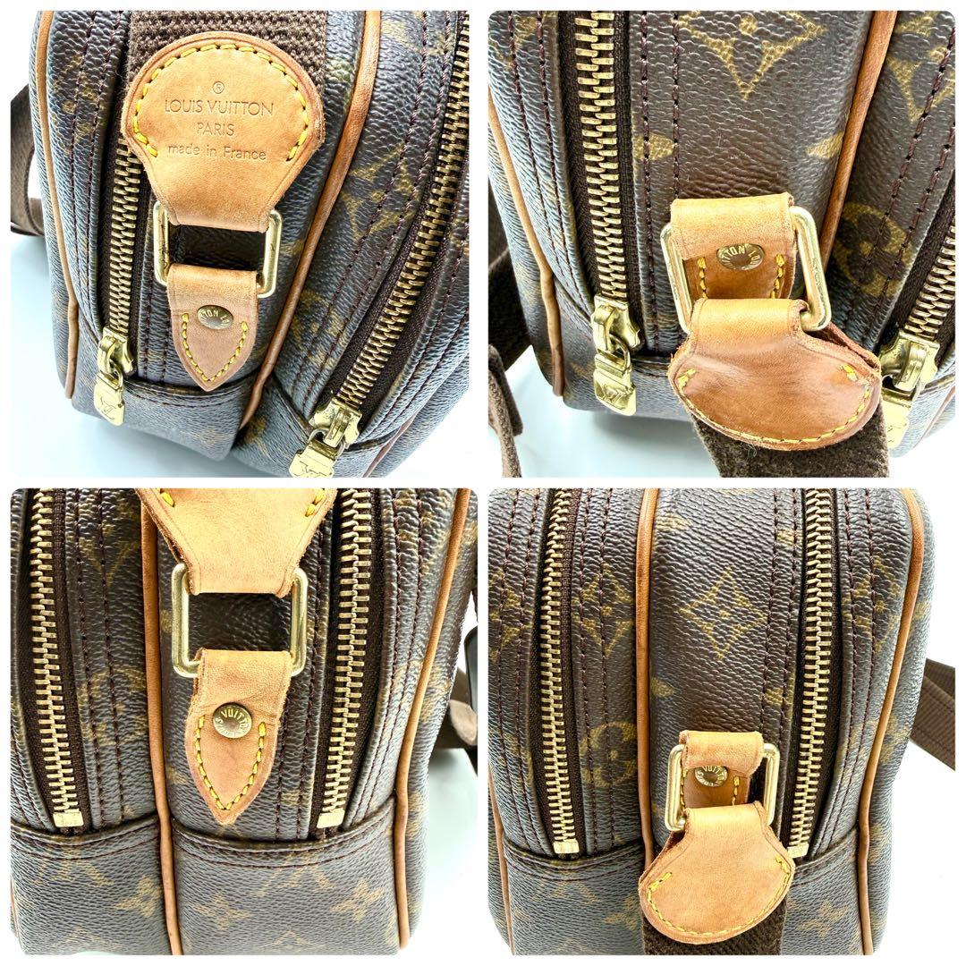 【鑑定済】ルイヴィトン モノグラム ショルダーバッグ リポーター PM