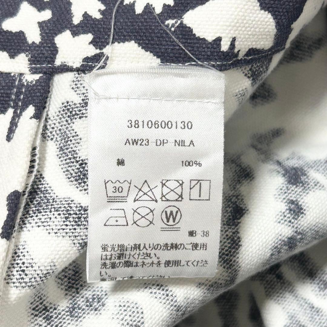 美品✨SZ Blockprints ディスコパンツ　ダークネイビー　花柄　XS