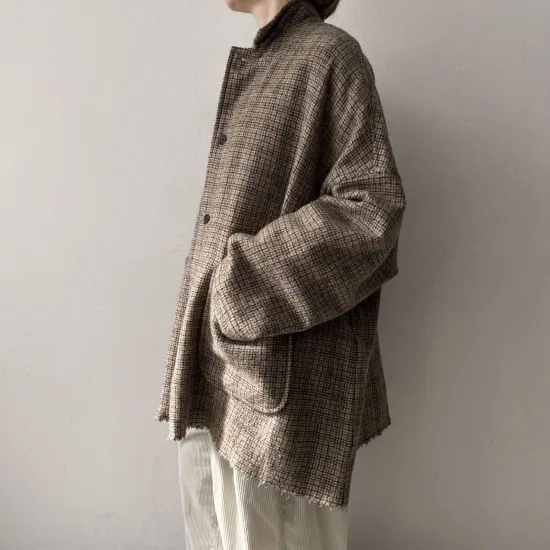 R&D.M.Co-WOOL チェックジャケット　24AW