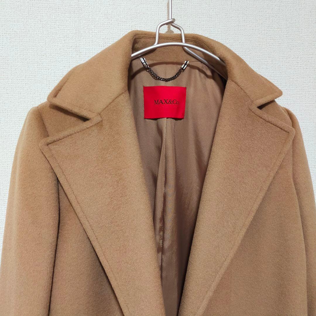 MAX&Co. maxmara ラナウェイ　チェスターコート キャメル