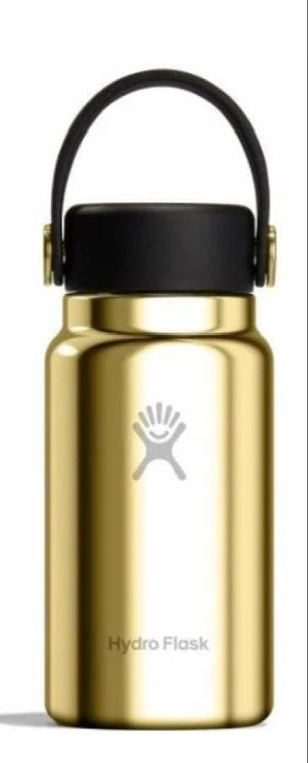 ☆日本未発売☆hydro flask Micro Hydro ミニボトル 金色