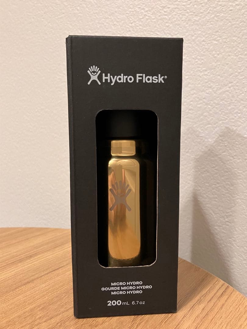 ☆日本未発売☆hydro flask Micro Hydro ミニボトル 金色