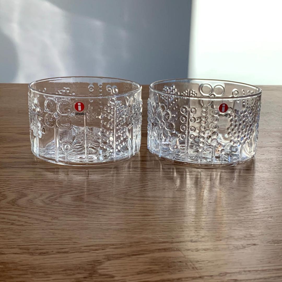 イッタラ フローラ ガラス ボウル 10cm 2個 未使用品 北欧