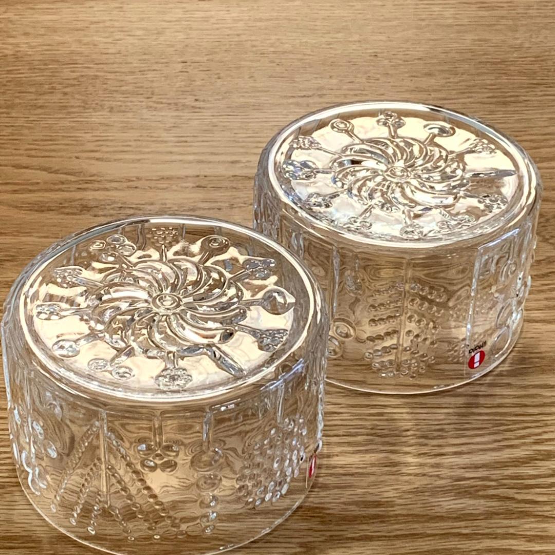 イッタラ フローラ ガラス ボウル 10cm 2個 未使用品 北欧