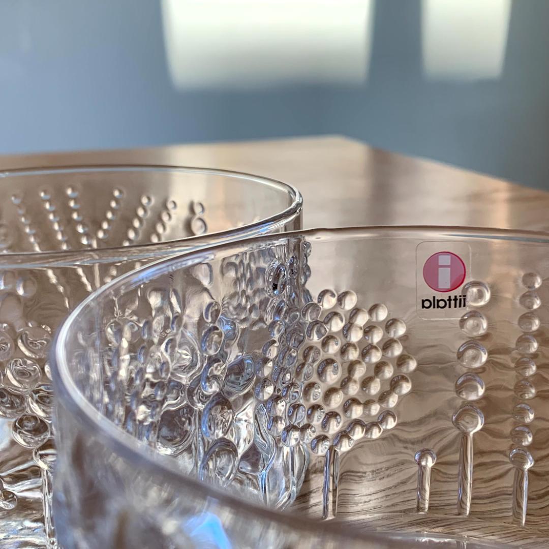 イッタラ フローラ ガラス ボウル 10cm 2個 未使用品 北欧