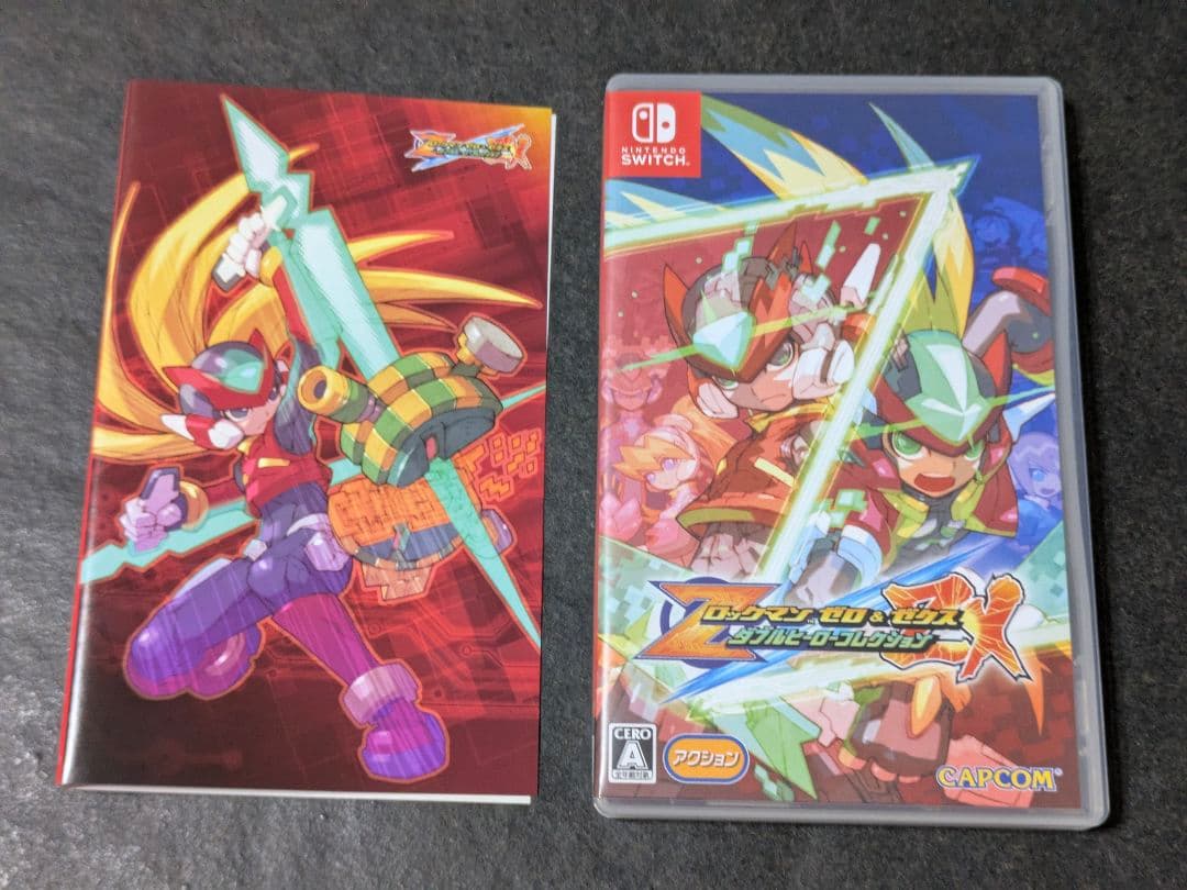 Switch ロックマン ゼロ&ゼクス ダブルヒーロー 限定特典スリーブ付