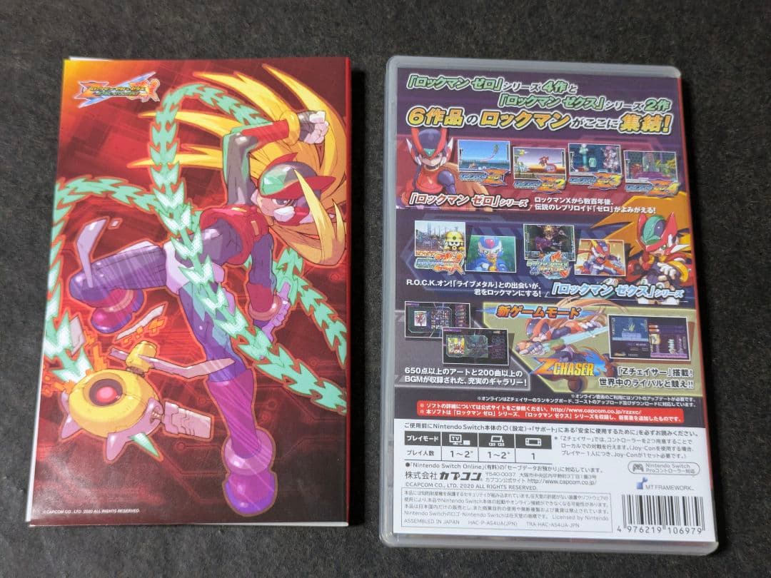 Switch ロックマン ゼロ&ゼクス ダブルヒーロー 限定特典スリーブ付