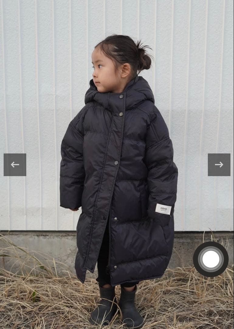 chaisystyle Kids Long Down Coat 140 新品