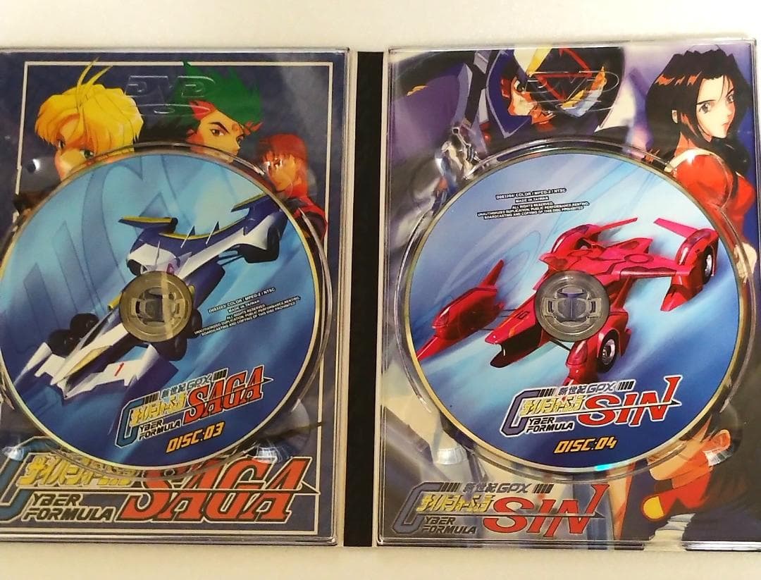 新世紀GPXサイバーフォーミュラ TV OVA DVD コンプリートボックス