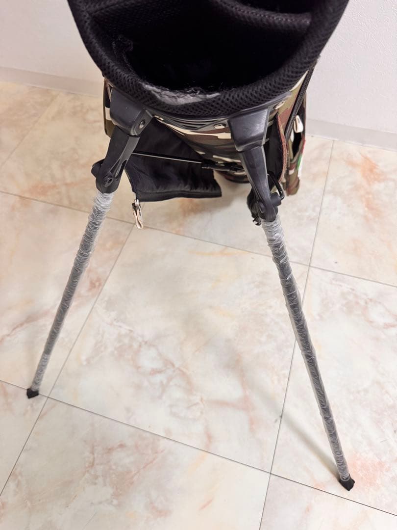 【1月中割】パーリーゲイツ　カモワッペン　レア　ゴルフバック　キャディバッグ