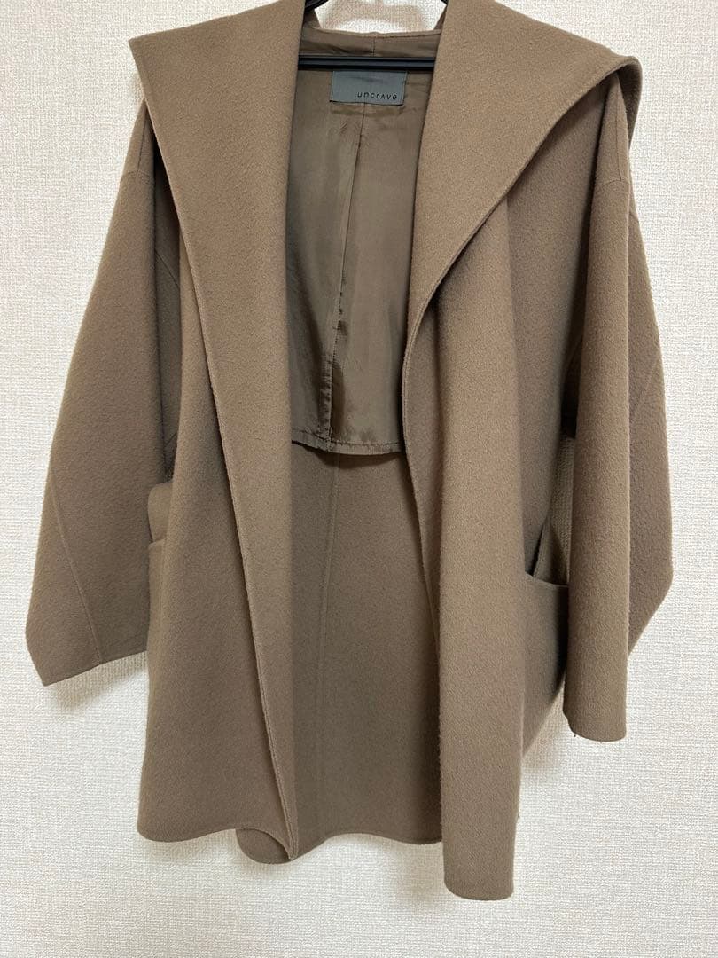 【新品】uncrave アンチマイクロバイアルリバーフーデットショートコート