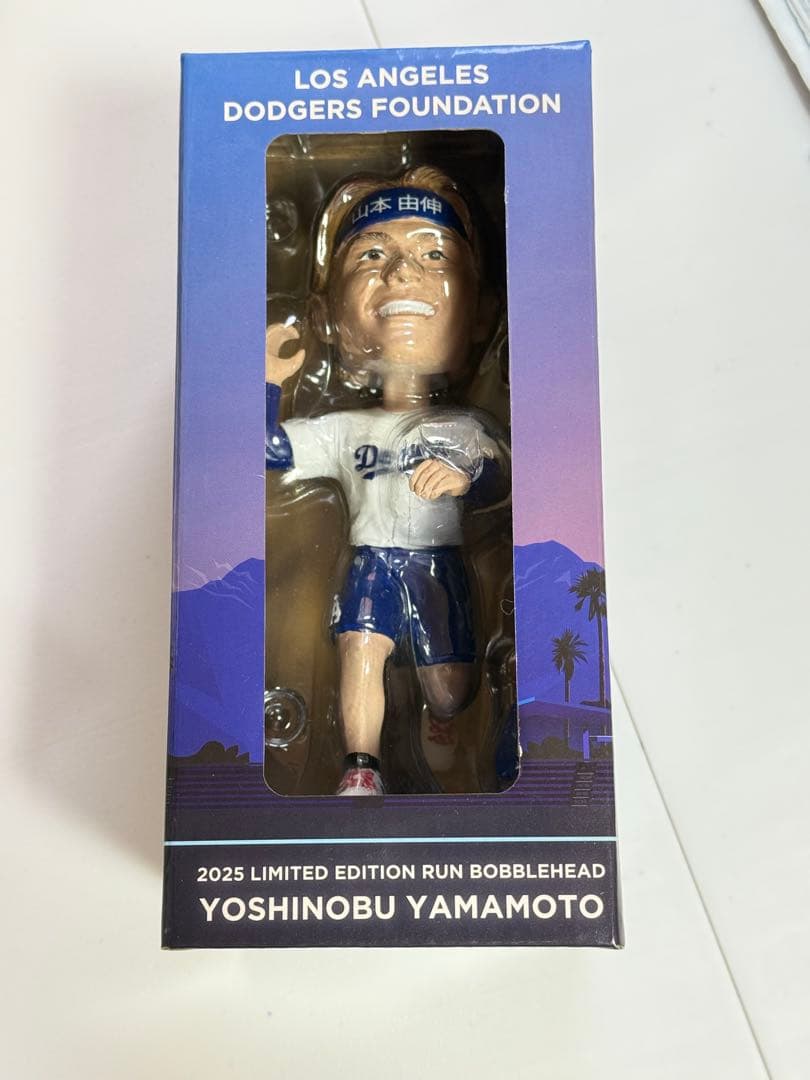 マ*コ様 山本由伸　ボブルヘッド 球場配布　チャリティ　　大谷翔平　ドジャース