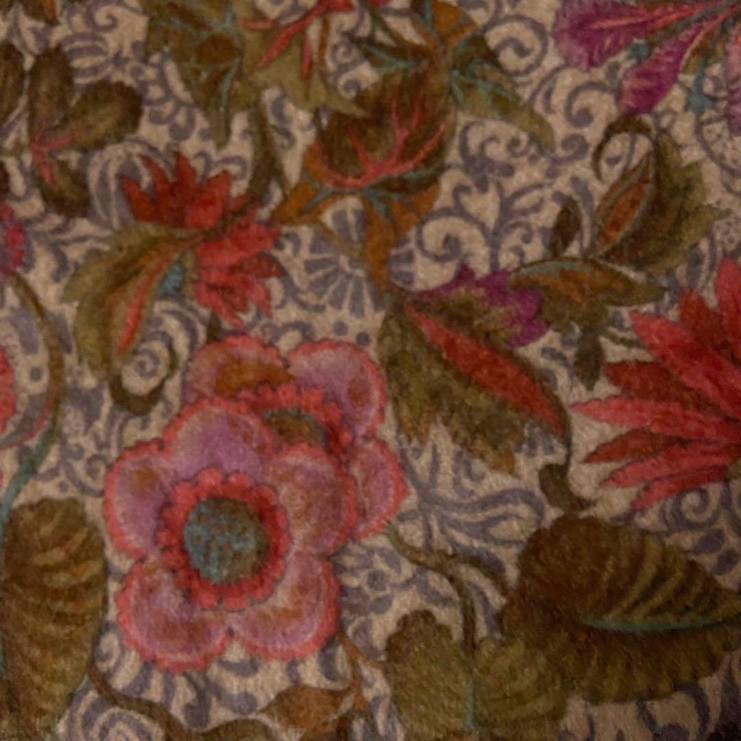 Loro Piana ロロピアーナ カシミヤ100% 花柄 マフラー 大判 希少