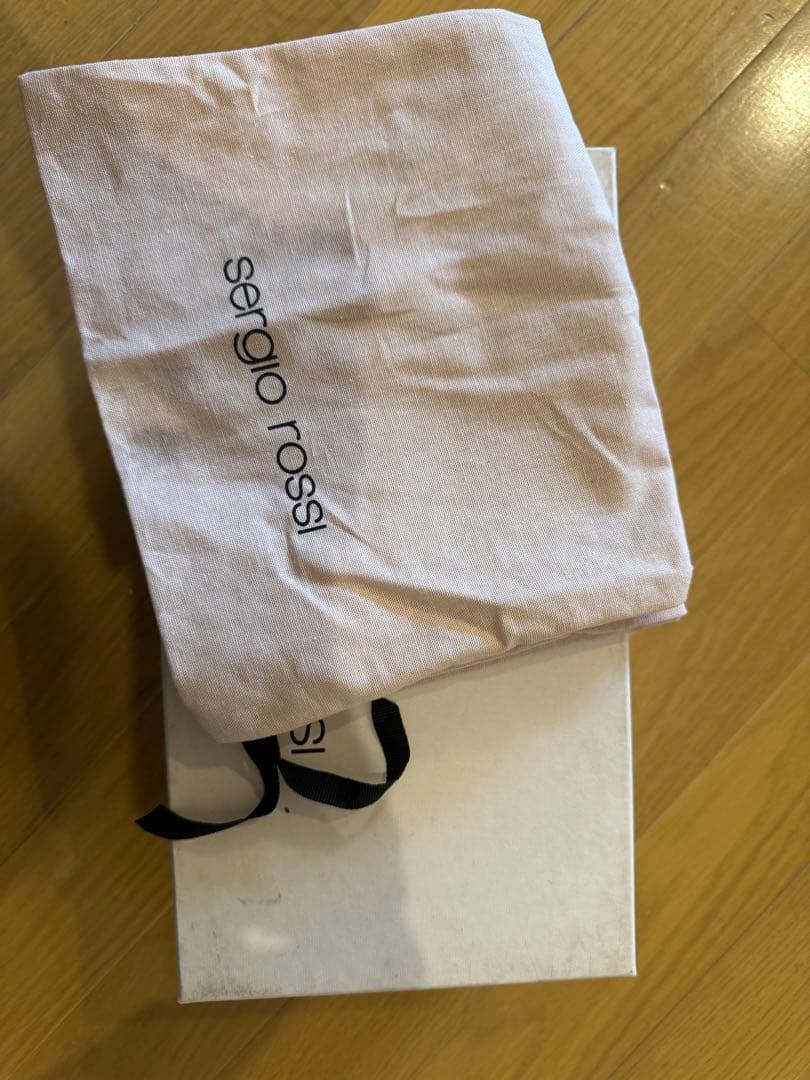 sergio rossi SR1 グレー フラットシューズ