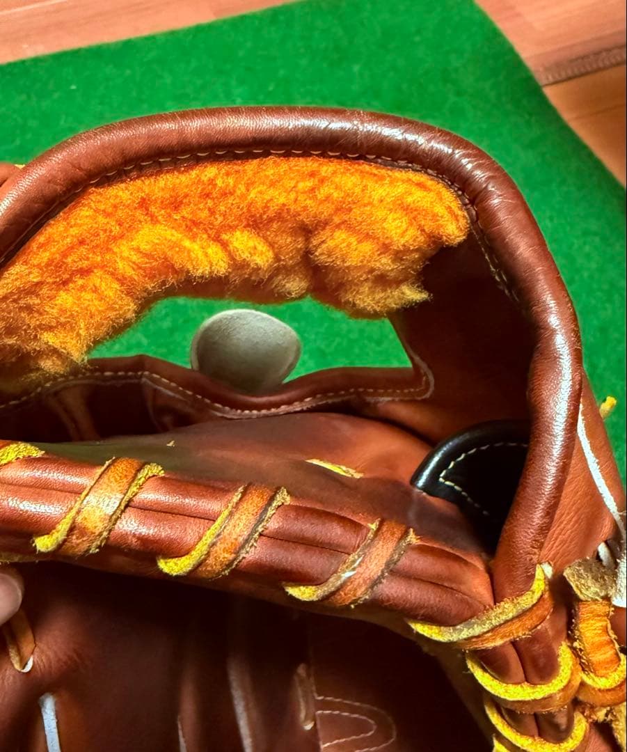 【超美品】ミズノプロ 硬式 投手用 オーダーグローブ 波賀ジャパン