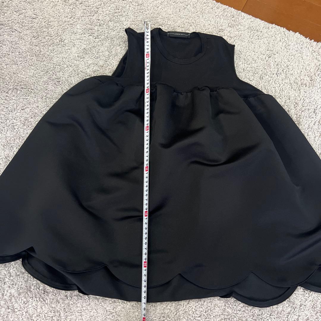 YOKO CHAN ノースリーブチュニック 黒　36