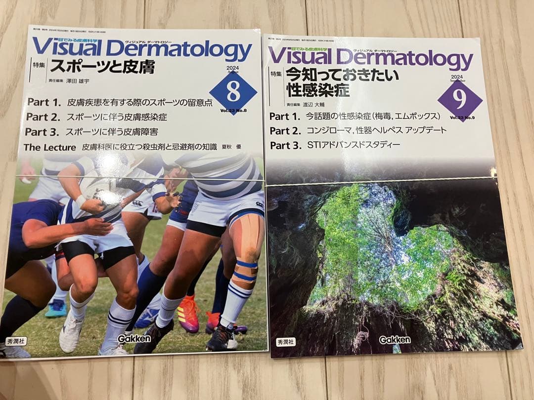 Visual Dermatology　ビジュアルダーマトロジー　裁断済